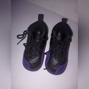 Nike Air Jordan 12 XII Retro TD Toddler Shoes 8C Field Purple Black 850000-057
